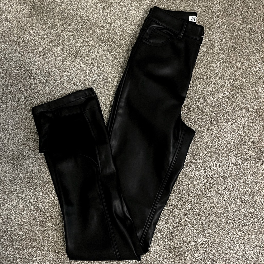 Zara Leather Pants